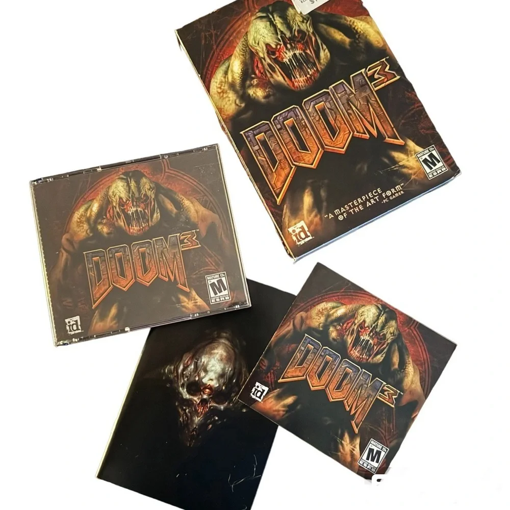 Doom 3 PC 2004 CD ROM Windows Game. In box with booklets